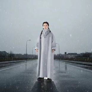 Дождевик-плащ с капюшоном Поттер XL Голубой