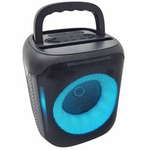 Bluetooth колонка акумуляторна з RGB підсвічуванням UBL PARTYBOX ART-10463 Чорна