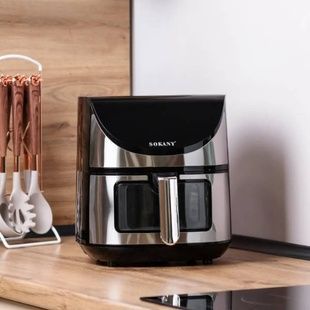Аэрофритюрница 9,5л 2400Вт Sokany SK-10067 Черная с серым