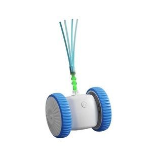 Іграшка для тварин акумуляторна USB Cat teaser Біла з блакитним