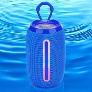 Колонка Bluetooth з функцією speakerphone з радіо RGB TG653 Синя