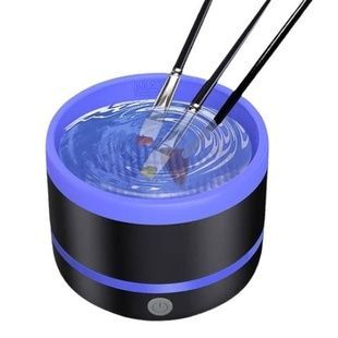 Очищувач пензлів для макіяжу електричний Makeup brush cleaner Фіолетовий