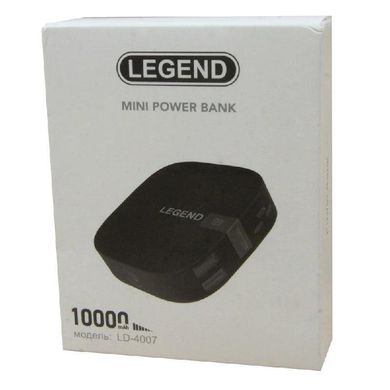 Портативное зарядное устройство Power Bank Legend LD-4007 10000mAh Белое