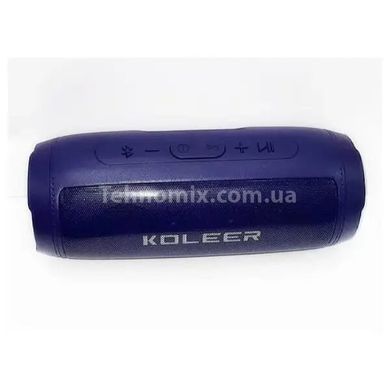 Портативна колонка Bluetooth Koleer S1000 Синя