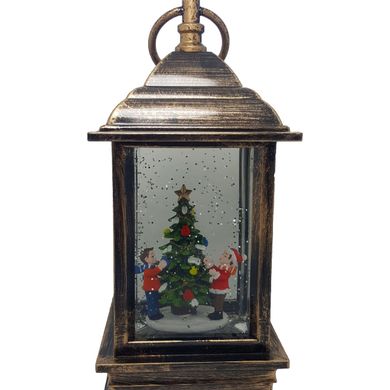 Декоративный новогодний фонарь квадратный "Зимняя сказка" (NG-WDL1873)