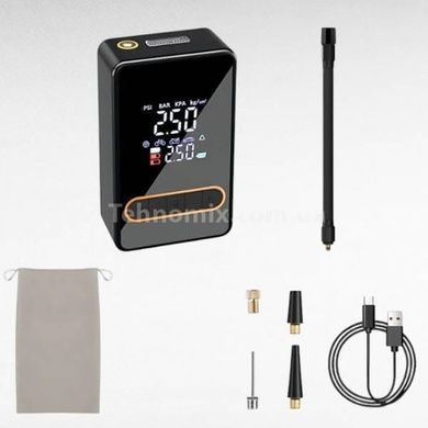 Компрессор автомобильный автоматический с дисплеем Car Air Pump CX-329 Черный