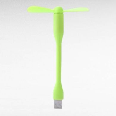 Мини-вентилятор для ноутбука, повербанка и ПК в USB Салатовый