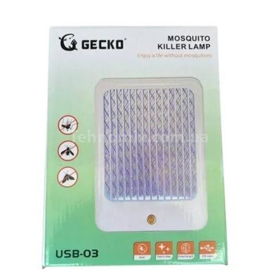 Приманка-уничтожитель насекомых с USB питанием электрическая GECKO USB-03 Зеленая