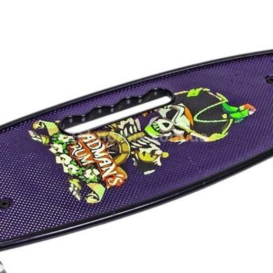 Пенни борд со светящимися колесами PU Penny Board Scale Sports Universe Скелет