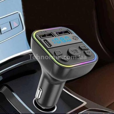 FM модулятор на 2 USB + 1 Type-C Car Fm player G39