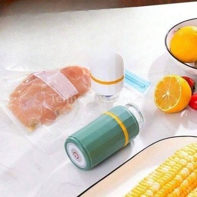 Вакуумний пакувальник Vacuum Sealer Зелений