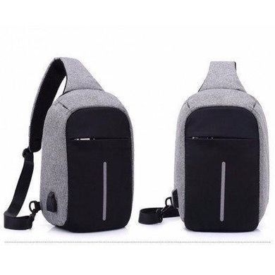 Сумка Анти Злодій Bobby Mini&nbsp;bag через плече сірий