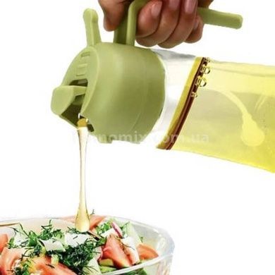 Диспенсер-розпилювач для олії та оцту 2в1 Multifunctional Oiler Зелений