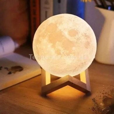 Нічник-зволожувач повітря Місяць 3D Moon Light 15 см