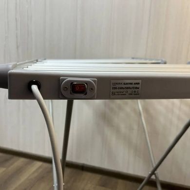 Сушарка електрична розкладна для білизни 230Вт 146*55*74см 50-55 &deg;C Біла