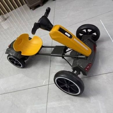 Электрокарт аккумуляторный Bambi складной детский M-6277 EBR-3 Желтый