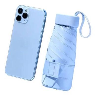 Міні-парасолька капсульна umbrella AND HA-75 Блакитний