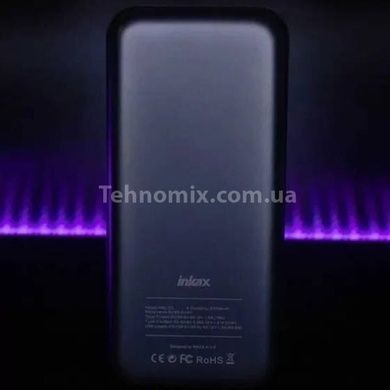 Power bank на два виходи з дисплеєм із швидкою зарядкою 10000 mAh INKAX PBQ-06 Чорний