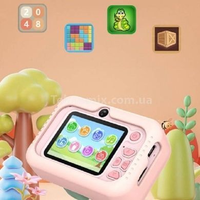 Дитячий фотоапарат Q6 DINOSAUR Рожевий