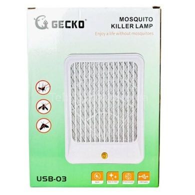 Приманка-уничтожитель насекомых с USB питанием электрическая GECKO USB-03 Зеленая
