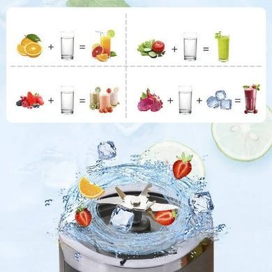 Блендер бездротовий портативний для фруктів juicer AND 199 Чорний
