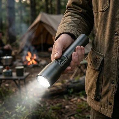Ліхтарик ручний акумуляторний BL CB X86 Чорний