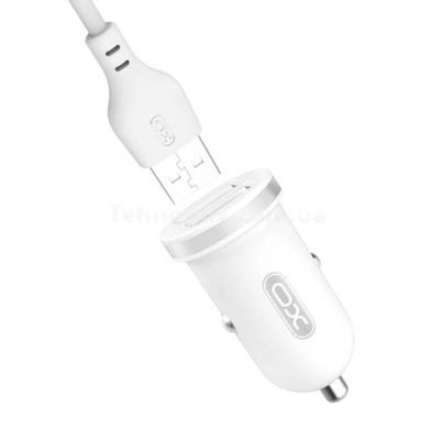 Автомобільний зарядний пристрій XO CC18 Dual USB Port Car Charger Чорне