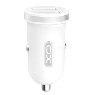 Автомобільний зарядний пристрій XO CC18 Dual USB Port Car Charger Чорне
