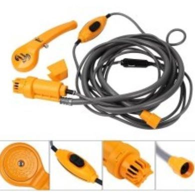 Автодуш портативний в прикурювач 12V Shower Set Помаранчевий