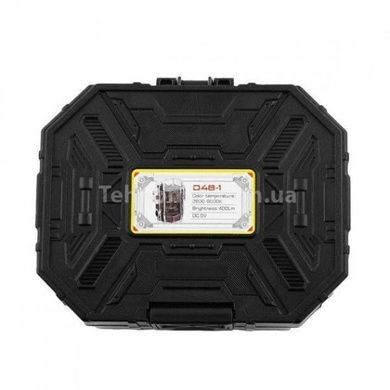 Фонарь с индикатором заряда с электроимпульсной зажигалкой D48-1-COB Li-Ion MULTIFUNCTIONAL Черный