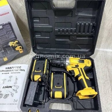 Шуруповерт на 2 аккумулятора KRAFFTEC 36V 3мАч