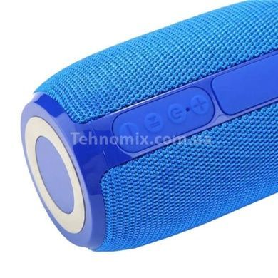 Колонка Bluetooth c функцией speakerphone с радио RGB TG653 Синяя