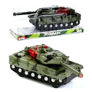 Іграшка Танк зі звуком та підсвічуванням Military Tank Зелена