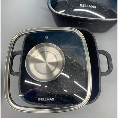 Набор посуды 7 предметов Bellmax Cookware Set BM-132 Черный