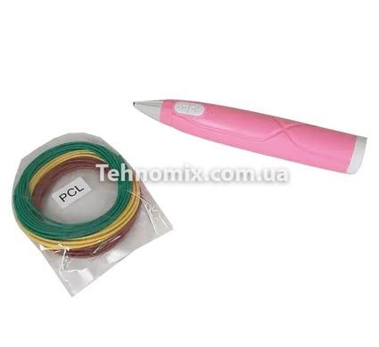 3D ручка для малювання 3D pen 6-2 Рожева