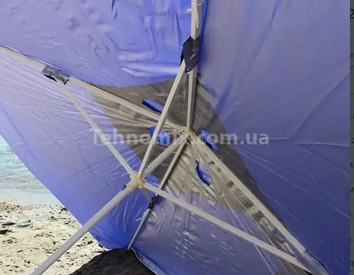 Зонт пляжный 2,8*2,8 2,5м Синий Квадрат