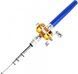 Складна міні вудка 97 см Fishing Rod In Pen Case Blue