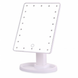 УЦІНКА! Настільне дзеркало для макіяжу Mirror c LED підсвічуванням 22 діода квадратне (УЦ №103) Білий