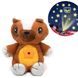 Дитяча плюшева іграшка Ведмідь нічник-проектор зоряного неба Star Belly Коричневий
