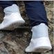 Бахилы силиконовые на обувь от воды и грязи 588 Белые 2XL