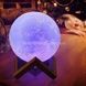 Нічник-зволожувач повітря Місяць 3D Moon Light 15 см