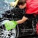 Перчатка из микрофибры для уборки и мытья автомобиля Салатовая