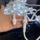 Гирлянда уличная бахрома прозрачный провод 120LED 5м Белая