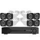 Система відеоспостереження на 8 камер AHD Security Recording System