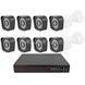Система відеоспостереження на 8 камер AHD Security Recording System