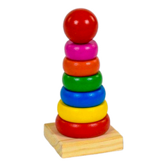 Іграшка розвиваюча Дерев'яна пірамідка З 39396