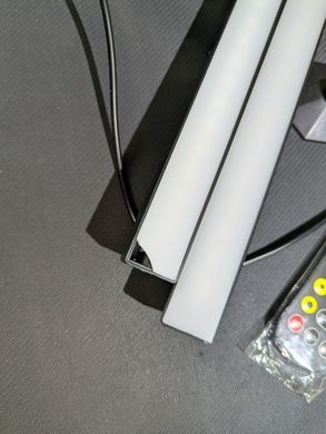 УЦІНКА! Комплект з двох ламп для підсвічування RGB 2шт +APP Smart та пульт 24см Чорні