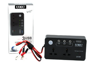 Преобразователь AC/DC 200W 12V LCD + USB