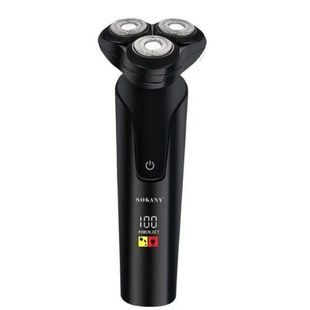 Електробритва бездротова акумуляторна Sokany SK-16039 Чорна