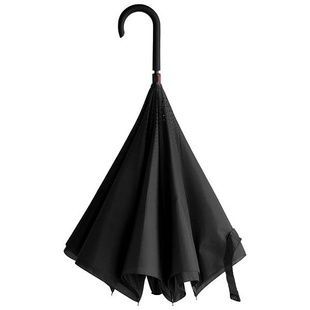 Парасолька навпаки Up Brella однотонна Чорний